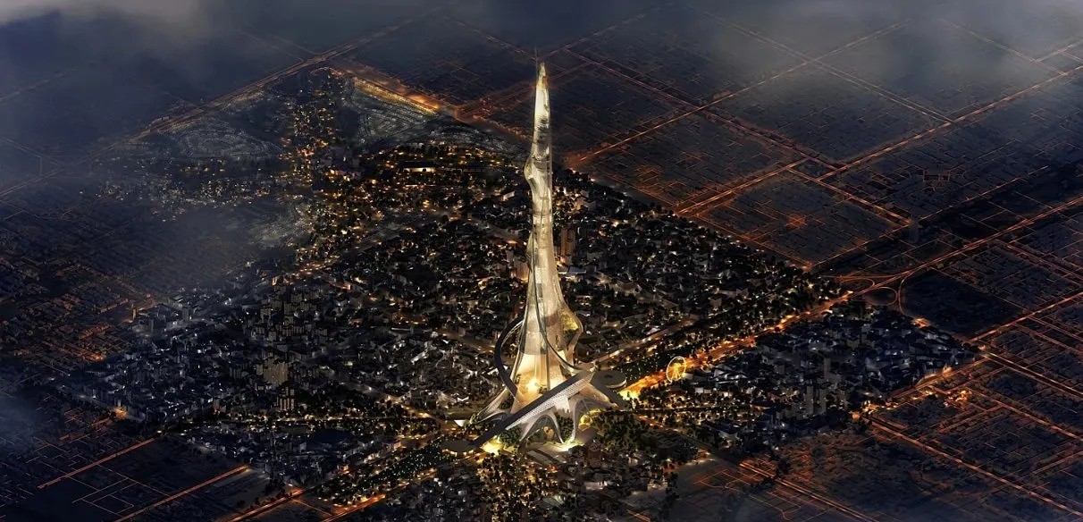 Αρχιτεκτονική Ώρα Μηδέν με Ουρανοξύστη 2 χιλιομέτρων στη Σαουδική Αραβία