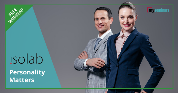 FREE ONLINE WEBINAR - Personality Matters